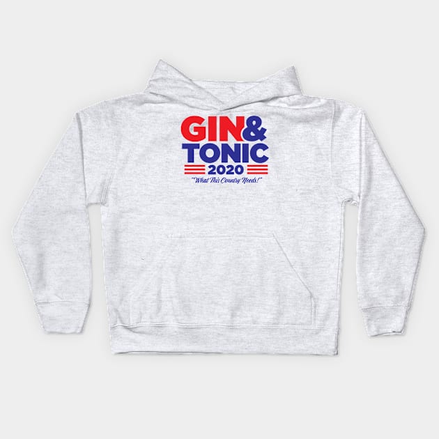 GIN & TONIC 2020 Kids Hoodie by MindsparkCreative